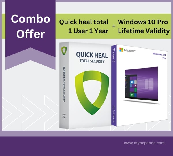 Quick Heal total secuirty + Windows 10 Pro